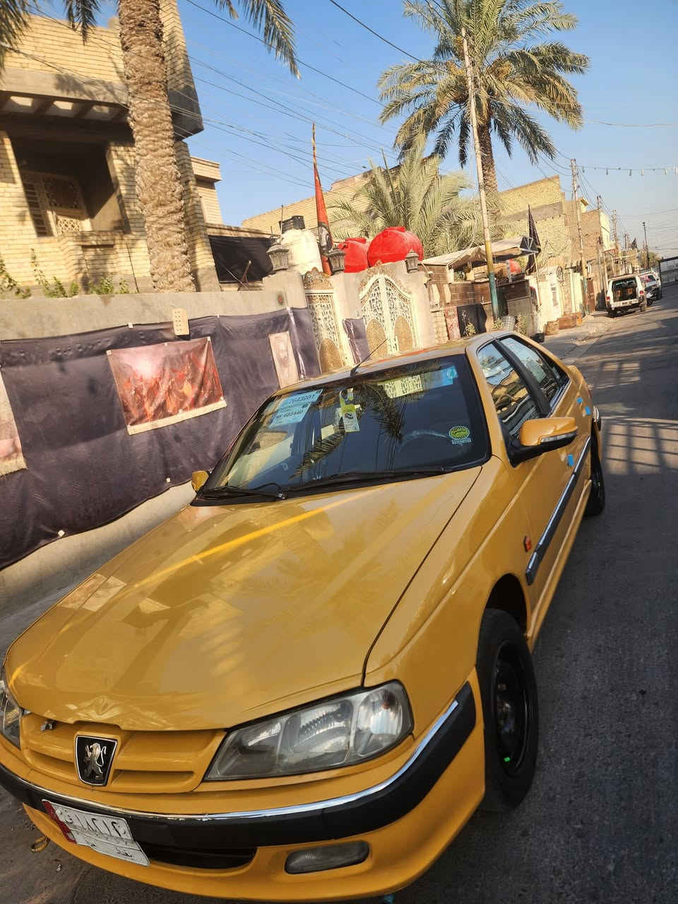 السلام عليكم بيجو بارص كفاله عامه مكينه كير ماشيه164الف تبريد ثلج  حقيقي كهربايات كله شغاله هيه غرامات مصفره اسعر 46 العنوان بغداد البلديات ***********
