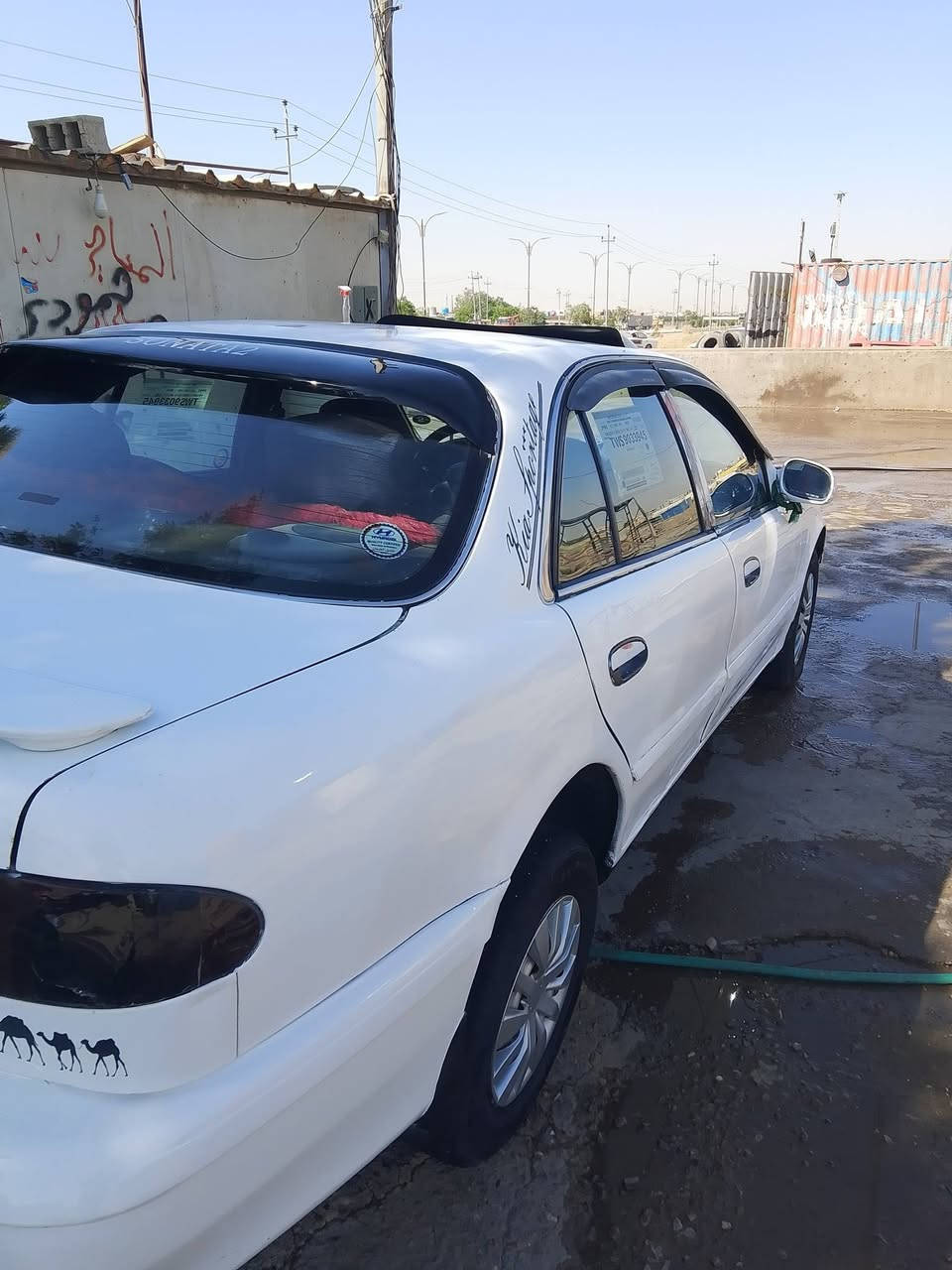 سوناتا 2ابيع او مراوس مديل 94 لون ابيض لسيارة جاهز من كلشي هاذي رقمي***********
