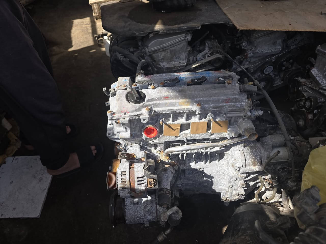 سلام عليكم .....
تتوفر محركات كامري 2400cc  2az  وكذلك كير 13 خط 
طابوكة محرك ٦٧٥ دولار مع المحرك القديم ، 
كير ١٣ خط ٥٧٥ دولار مع الكير القديم ، 
العنوان النجف الأشرف ، 
حي الصناعي *********** 
اللي يريد يشد يمنا هلا بيه واللي ياخذ سفري هم حياه الله
