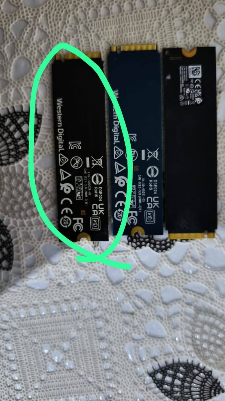 بور سبلاي 750w برونز سعر 80 الف
M. 2 512g gen 4 ماركه WD سعر 90 الف
مكاني بغداد كرادة داخل قرب بانزين خانه ابو اقلام أو دورة حي دجلة ***********
