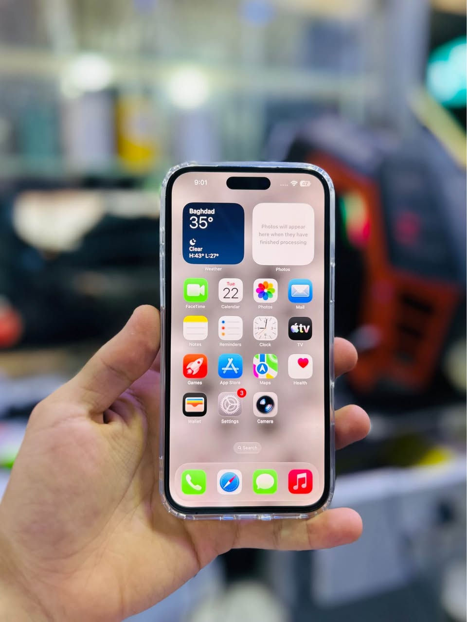 iphone 14 Pro Max  بایپاس 

٢٥٦ گێگا

پاتری ١٠٠

تانها مەسجی شاشەو پاتری ئەدا شاشەکەی بیلادە هۆکارەکەی خەریتەی بایپاسە بۆیە مەسج ئەیات پاتری بەرز کراوەتەوە 

مۆبایلەکە بایپاسە  ٣٥٠$ مەجالێکی کەم  *********** حلبجة, السليمانية
