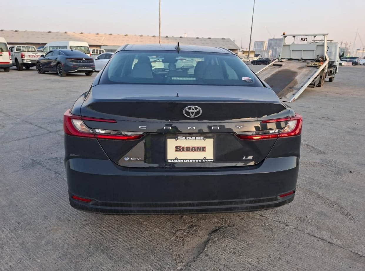 Toyota Camry Hybrid  LE  2025
ماشية زيرو فقط ٤٠٠ ميل يعني صفر
جملغ و بونيد صبغ بدون دواخل و بدون ايرباگ جميع ايرباگات سليم شركة
اللون :-سمنتي
الموديل 2025
المحرك 2500cc
السعر212 ورقه 
المواصفات👇🏻
• شاشة كبيرة
• كاميرا خلفية
• حساسات خلفية
• رادار امامي
• مانع تصادم
• تصحيح مسار
• مثبت سرعه
• مانع انزلاق
• استيرن متحرك
• نقطة عمياء
• مانع تجاوز
• حساسات مانع تجاوز
• بصمة تشغيل
• بصمة أبواب
• دخول ذكي
• شاحن ويرلس
• اضوية اماميه زنون LED
• اضوية خلفية LED
• ليد زنون نهاري
• ويل قياس 18
• نظام ECO + TRIP
• نظام GPS + خرائط
• 3 أنظمة قياده ECO / Normal / Sport 
• اوامر صوتيه
• بلوتوث
• مدخل USB + AUX
• ⁠رقم كاتي تترقم شمالي 
• ⁠الاستسفار *********** اكر, نينوى
