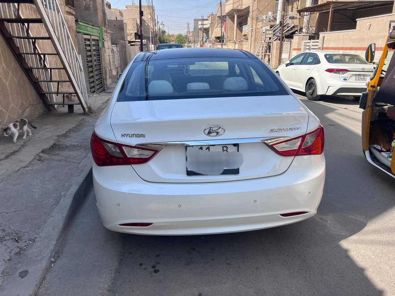 سوناتا خليجي موديل ٢٠١١ مكفوله من حادث وصبغ سياره فول مواصفات واحد على واحد  مكينه ٢٤٠٠ دوش وكير وصدروتبريد كل مكفول السعر ١٢٠ بيهامجال الاتصال *********** عنوان  بغداد
