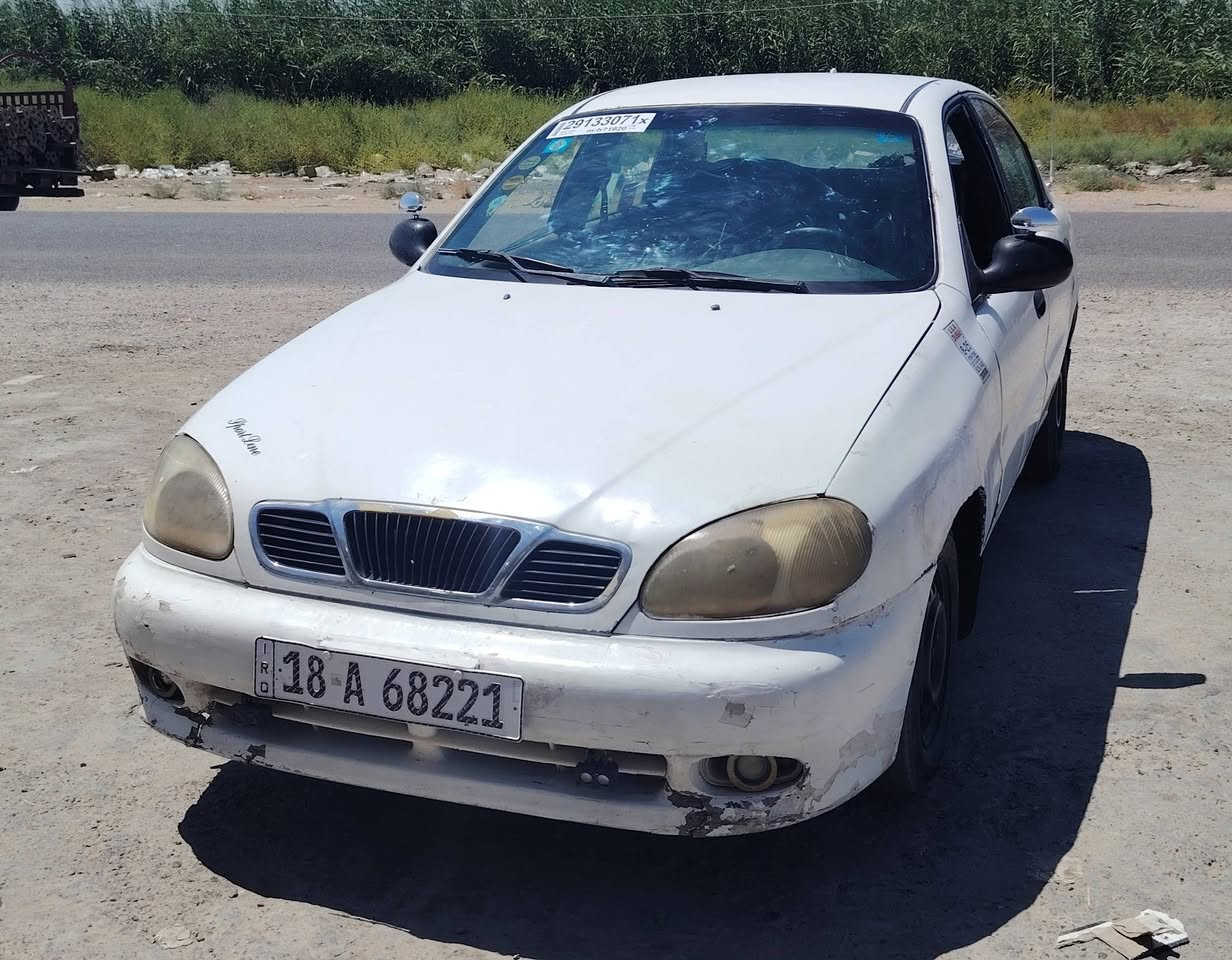 دابو لانوس موديل ٢٠٠٠ كير عادي
رقم بابل انكليزي هزه جديده
محرك وكير جدد
حداديه حيل نضيفه
باور ومشط جدد
غرفتها كلش حلوه
تايرات نضاف باتري جديد
كهربائيات شغاله
والكشر كدامك السعر ٢١
وبيها مجال قليل مكان السياره ابو غريب
 خان ضاري ***********
