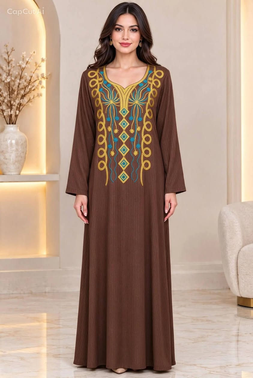 دشداشة نسائية • مقاسات ٢x–٥x • السنية