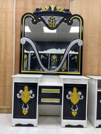 غرفة اخشاب  بسعر مليون و340 الف توصيل 50    ⚜️تفاصيل الغرفة ....⚜️  صا...