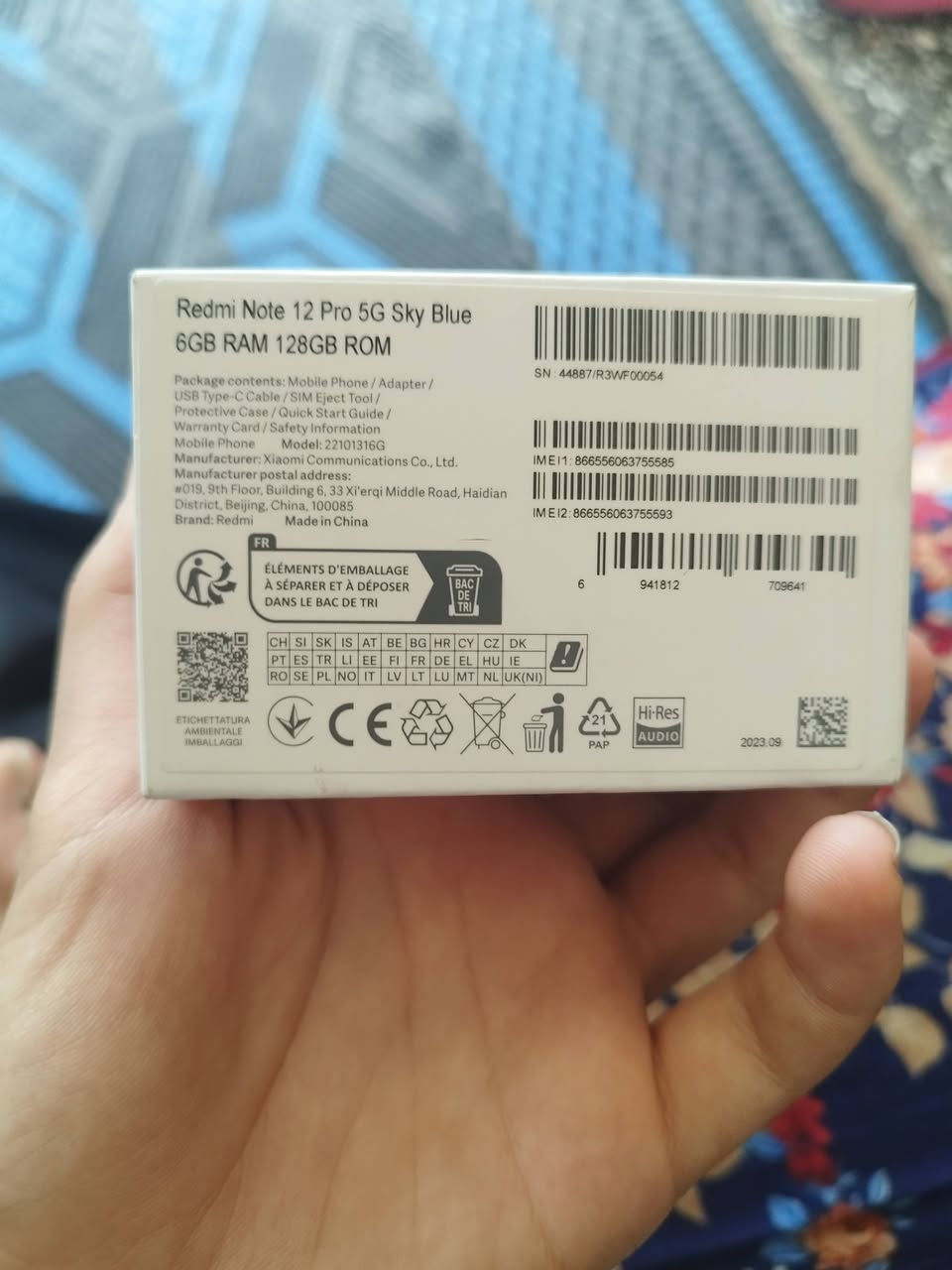 ريدمي نوت ١٢ برو 5G • ٦/١٢٨ • سماوي