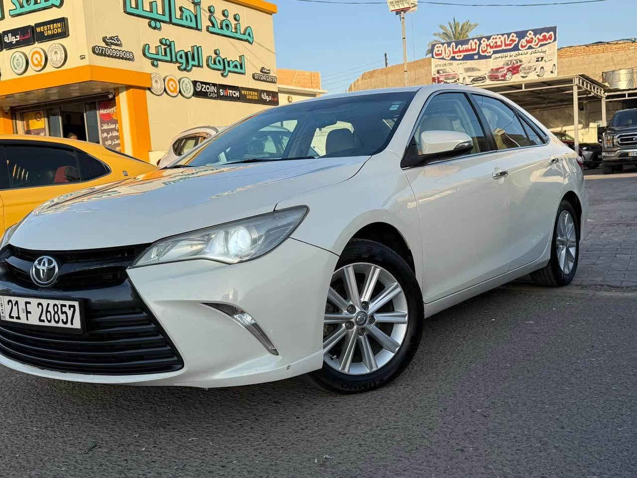 نوع السياره  تويوتا كامري خليجي
موديل 2016 
مواصفات GLE
بصمه فتحه وكشن جلد پرده كهرباء 
170km  ماشيه
السونر مرفق 
رقم سنويه جديد
السعر 177$ وبي مجال 
للاستفسار ***********📞
العنوان ديالى خانقين خناقين, ديالى

