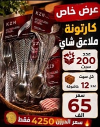 ملاعق ستانلس • كارتونة • جملة