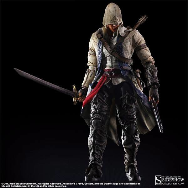 توفر مجسم شخصية "كونور" (Connor) من لعبة أساسنز كَريد 3 (Assassin's Creed III) 
أصلي من إصدار شركة Play Arts
حجم المجسم تقريباً 27 سم
مع ملحقات متكامله
جديد بتقفيلة الشركة💥
متوفر توصيل لكل محافظات العراق🚕

نص مكتوب في الصور:
- (c) 2012 Ubisoft Entertainment. All Rights Reserved. Assassin's Creed, Ubisoft, and the Ubisoft logo are trademarks of Ubisoft Entertainment in the US and/or other countries. OFFICIAL DISTRIBUTOR SIDESHOW COLLECTIBLES.COM
- 2012 Ubisoft Entertainment. All Rights Reserved. Assassin's Creed, Ubisoft, and the Ubisoft logo are trademarks of Ubisoft Entertainment in the US and/or other countries. S SIDESHOW OFFICIAL DISTRIBUTOR COLLECTIBLES.COM