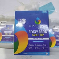 A+Bريزن إيبوكسي شفاف Craft Resin مناسب للطاولات، الديكورات والأعمال ال...