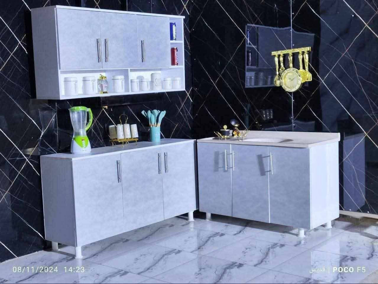 كاونتر خشب MDF متر ونص ارضي وملحق مع سنك متر و20 مرمر السعر 235 الف

#ومتوفر قياس متر و20
خشبmdf تفصال ثقيل حسب اللون اليعجبك 
للحجز  والاستفسار مراسلة الصفحة او
#للحجز واتساب
( ***********)
