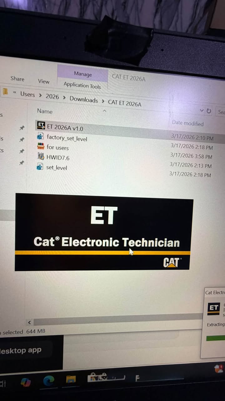 CAT ET 2026A • برنامج تشخيص • HWID