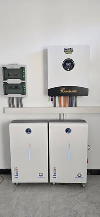 طاقة شمسية • ٣٠ أمبير/٢٠ ليلي • انفيرتر 12kw
