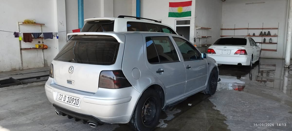 گۆڵف mk4 2001سەیارە کە ماڵی دۆستە بۆیاخ بەس چاموڵغی پێشەوە لای سایەق کاڵ بوبوەوە کلێر کراوە بۆیاغی کەی نیە مەکینەی 20بێ تۆبۆ مەرغوب گێرتۆماتیک سەنەوی مانگێکە بەسەر چوە کۆبۆنی هەیە گێرو مەکینەی بەشەرتە رەقەم تەلە فۆنم *********** كويسينجاك, أربيل

نص مكتوب في الصور:
- 16/09/2026 14:13
- 16/09/2026 14:11
- 14/09/2026 14:05