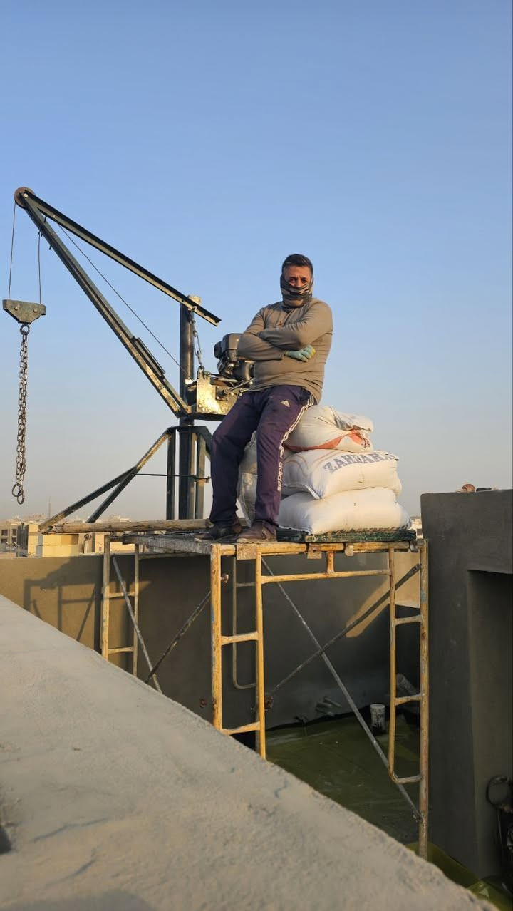 ونج تصعيد كافه مواد البناء
يوجد شغل محافظات

شغل شتايكر درجه اولا وهندسه

يوجد كوادر عمل مختصه بل شتايكر 

تصعيد من طابق اول الى العاشر

بأدارة ريسان الكرعاوي

هاتف:***********

***********

ومن الله التوفيق
