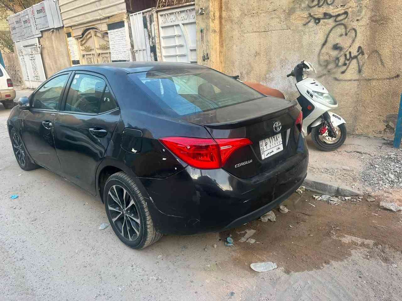 سلام عليكم كورلا 2017. Se  حادثه خلفي وبيها قطع سياره وداخل جه السايق موجود بلفديو
كير مكينه تبريد لغود شواصي مكفولات  سعر 87 ورقه وبيها مجال  رقم بغداد ب اسمي. مكاني بغداد الشعب ***********
