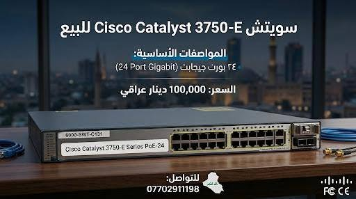 ميكروتك 912 • سويتش Cisco 3750-E • سكتور UBNT 19TB