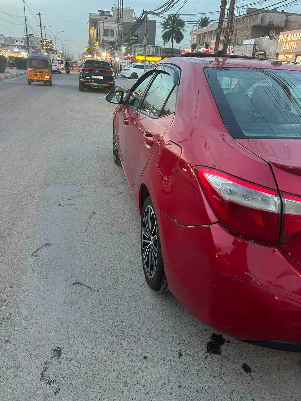كورلا  2014     فئة S
فول مواصفات
محرك   كير   مكفول
تخم تاير   قبل شهرين شاده
صدر جديد
كهربائيات كله  شغالة
صور حادث بالمنشور
سعر  10000$ وبيه مجال
مكان السياره بغداد الدوره
***********
متواجدوت ساب
