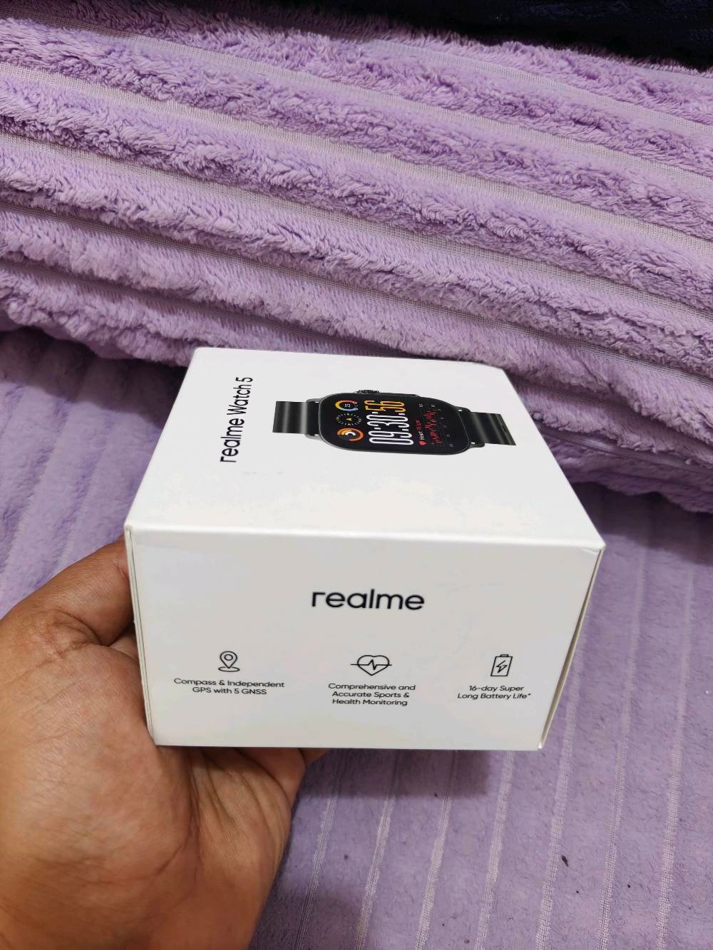 ساعة ريلمي realme watch 5  غير مستخدمة للبيع السعر 70 مجال كلش بسيط مكاني بغداد اي استفسار عالرقم ***********