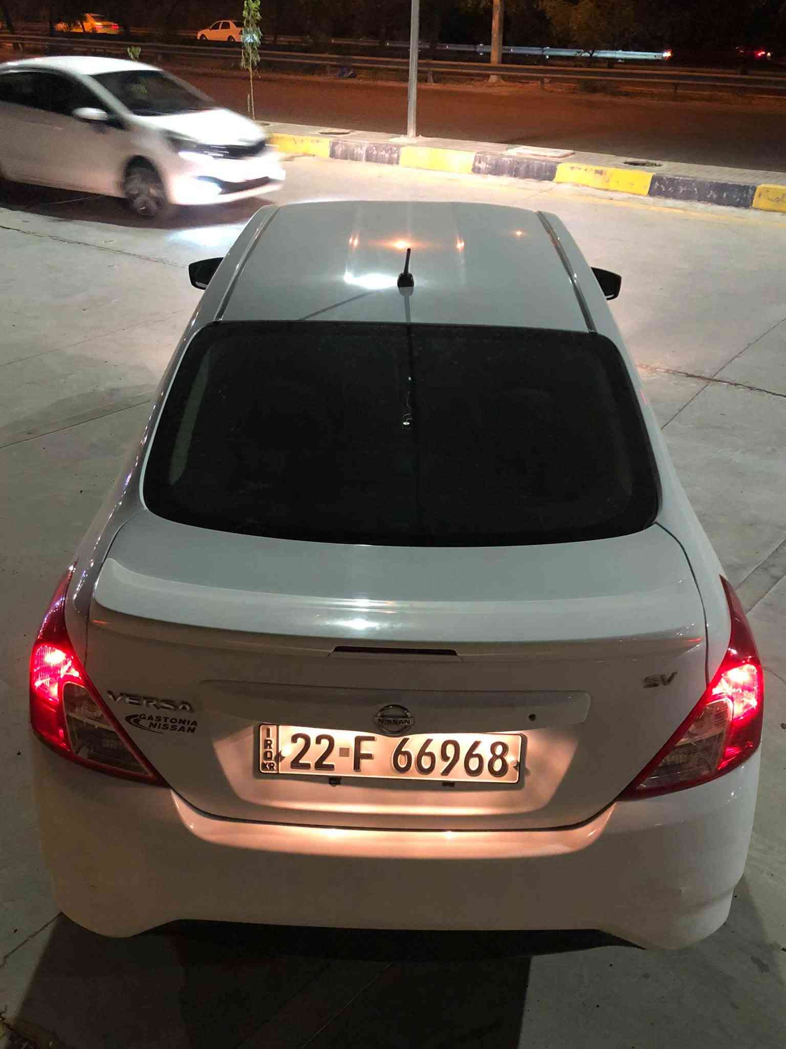 نيسان فيرسا 2019
 السعر ٨٩ $ قفل 

ماشية ٦٦ الف
محرك ١.٦ L
كير cvt
تحكمات ستيرن 
مثبت سرعة
الجامات محور كهرب من اخذتها
شاشة بلادي
كامرة بلادية
جناح خلفي
كبات
السيارة نظيفة جداً مال جناي 
الهزة ل ٢٠٢٧ شهر ٥
السنوية ل ٢٠٣١
السيارة باسمي شرط التحويل

كفاله عدا ضرر من امريكا بكد الصينية بالسقف صبغ ببداية السقف فوق النفر 

وبيها بالعراق الدوسة مال سايق  صبغ
والسيارة بيها كم بارد ما يبينون بالعين الا بالسونار  
السيارة مبدللها دهن مال كير مال شركة مال الوكالة السور للاستفسار ***********
