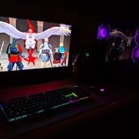 سيت اب pc مواصفات ممتازه و براندات مرتبه للبيع او مراوس مع ايفون 17 بر...