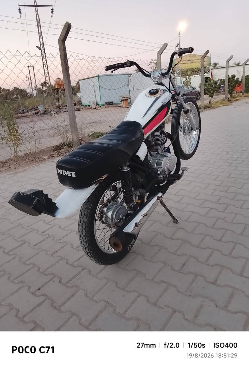 دراجه سيجي نامه كله26 مطابق شاصي ومكينه اوراق سكنر ربع ماذب عليه محرك مكفول
دراجه مكفولة كله26

 شلعه ومعدل وفصله 
تخم تاير جديد⚡🌱

السعر475 وبيه مجال  حك الجيه 

مكان بابل محاويل للاستفسار ***********
