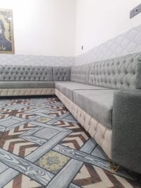 ديوان حرف L • ١٠ مقاعد • قماش تركي