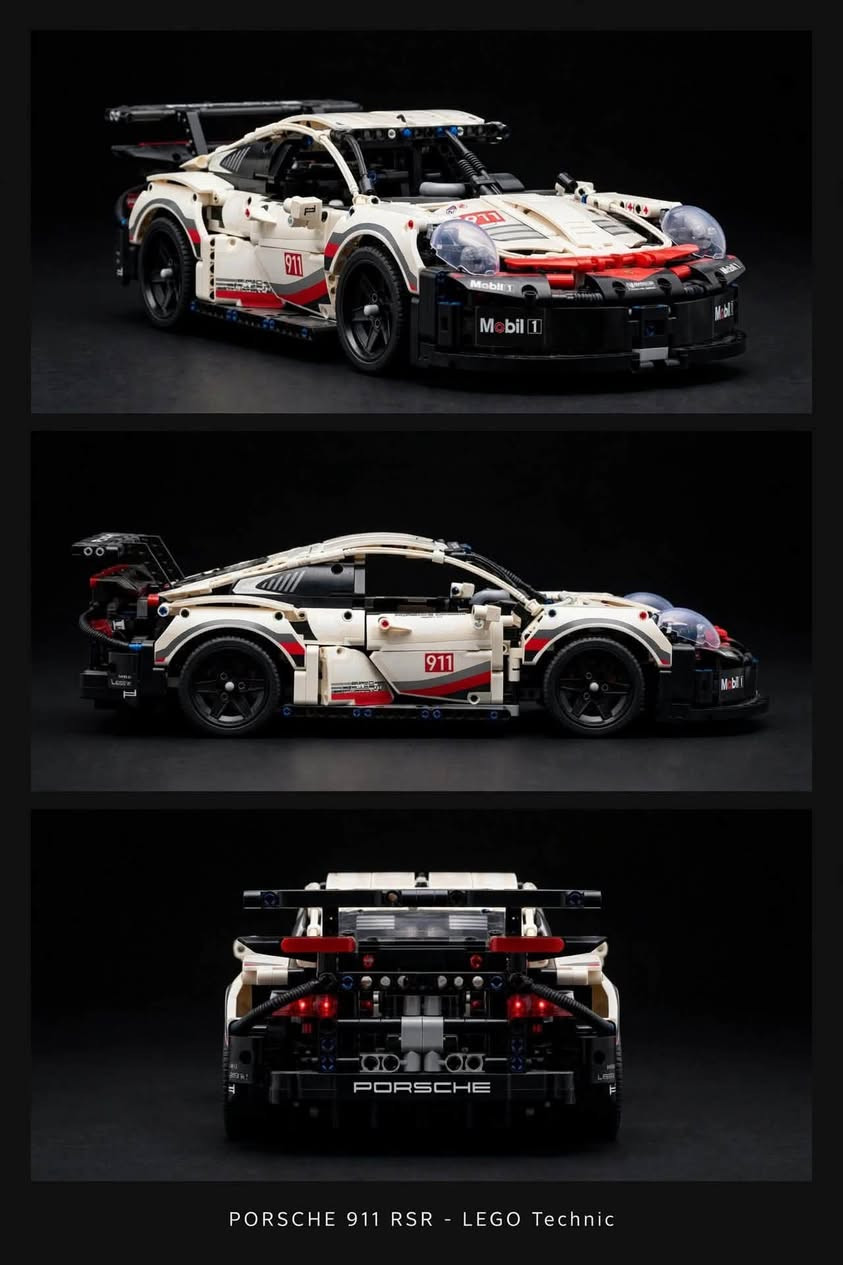 سلام عليكم سياره انتيكه البيع سياره تركيب قطع التواصل خاص او ***********

نص مكتوب في الصور:
- PORSCHE 911 RSR
- LEGO TECHNIC • 42096 • COLLECTOR'S EDITION
- PREMIUM COLLECTOR'S MODEL PORSCHE 911 RSR FRONT VIEW SIDE VIEW REAR VIEW PORSCHE 911 RSR | LEGO Technic 42096 | 1:10 Scale | Like New Authentic LEGO® Technic Build • 1580+ Pieces • Functional Gearbox & Steering • Collector's Condition — Like New
- PORSCHE 911 RSR - LEGO Technic
- PORSCHE 911 RSR • LEGO TECHNIC THREE PERSPECTIVES • SIDE • REAR • TOP