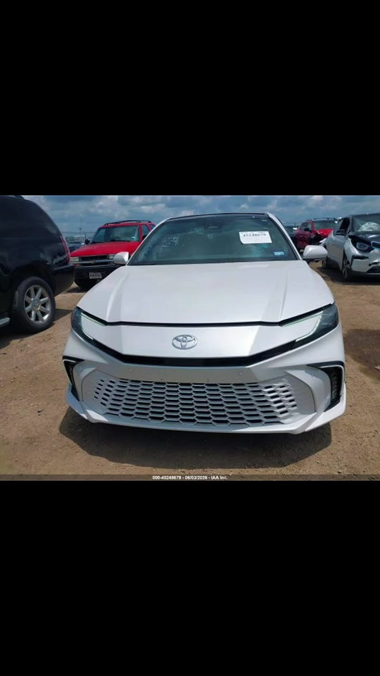 الكمرك والضريبه حسب فاتورة الشراء  اعلان مزاد 2025 Toyota Camry, X تاريخ المزاد 9/8 الحادث موضح بالصور  للاستفسار مراسلتنا على الواتساب  *********** *********** الأرقام مفتوحه دائما لخدمتكم  ♡ #سيارات_أمريكية #مزادات_السيارات #تويوتا_كامري #تويوتا #سيارات 
