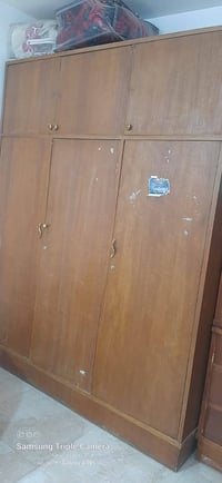 للبيع كنتو ثلاث أبواب  مع ملحق شغل نجار توصل خشب صاج العمق ٥٦ سم والأب...