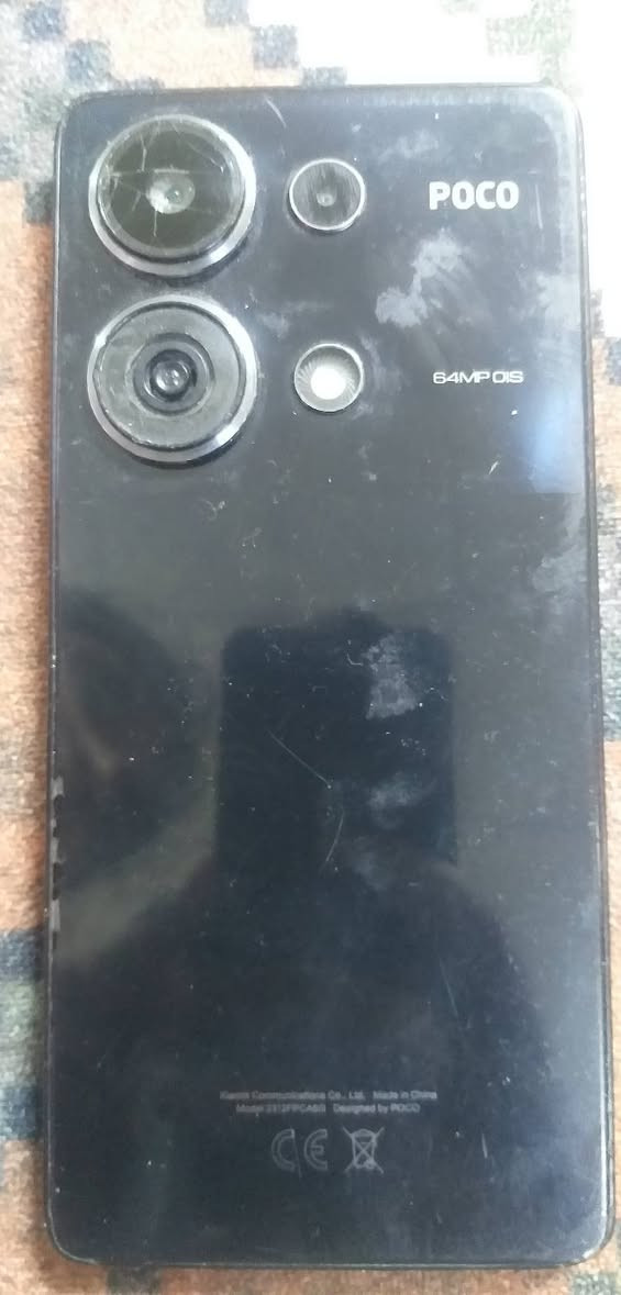 بوكو M6 pro ذاكره ٥١٢ عشوائيه ١٢ جهاز شغال بطاريه ٥٠٠٠ فقط بي فطر بلكلاس وماكو اي مشكله بلامس والغلاف مال الكامره واحد مفطور والثاني ماموجود بس شغاله ماكو اي مشكله سعره ١٢٥ الف مكاني حي اور ***********
