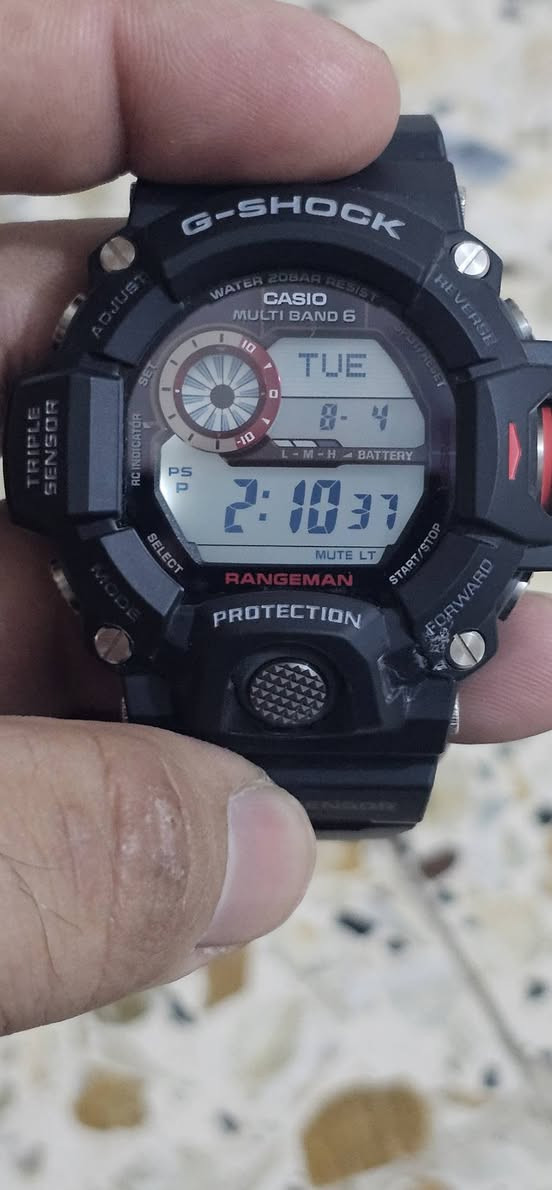 ساعه G-SHOCK
PROTECTION 
TOUGH SOLAR

ساعه جي شوك راج مان
سولر 
نظافته فول 
للمراوس حسب القناعه
ويفضل بروتك 
السعر  250 الف
***********
