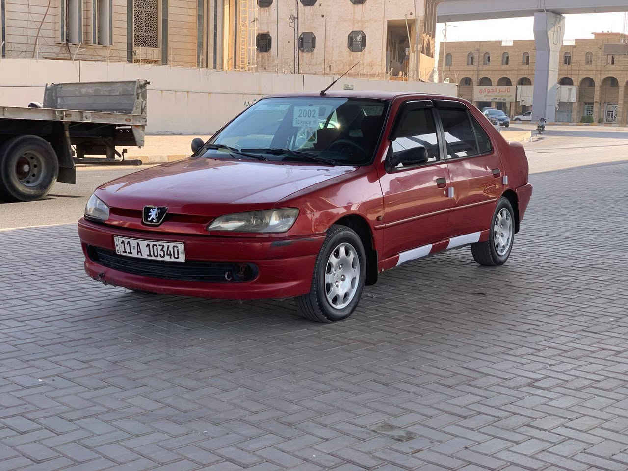 السلام عليكم للبيع بيجو موديل 20002 رقم بغداد دولي بلادي بدون صبغ  كير ومحرك شرط اوتو صدر جديد تايرات جدد داخلها نضيف مكاني صلاح الدين السعر 38 و بيها مجال يرهم مراوس الهاتف ‏‪***********‬‏
