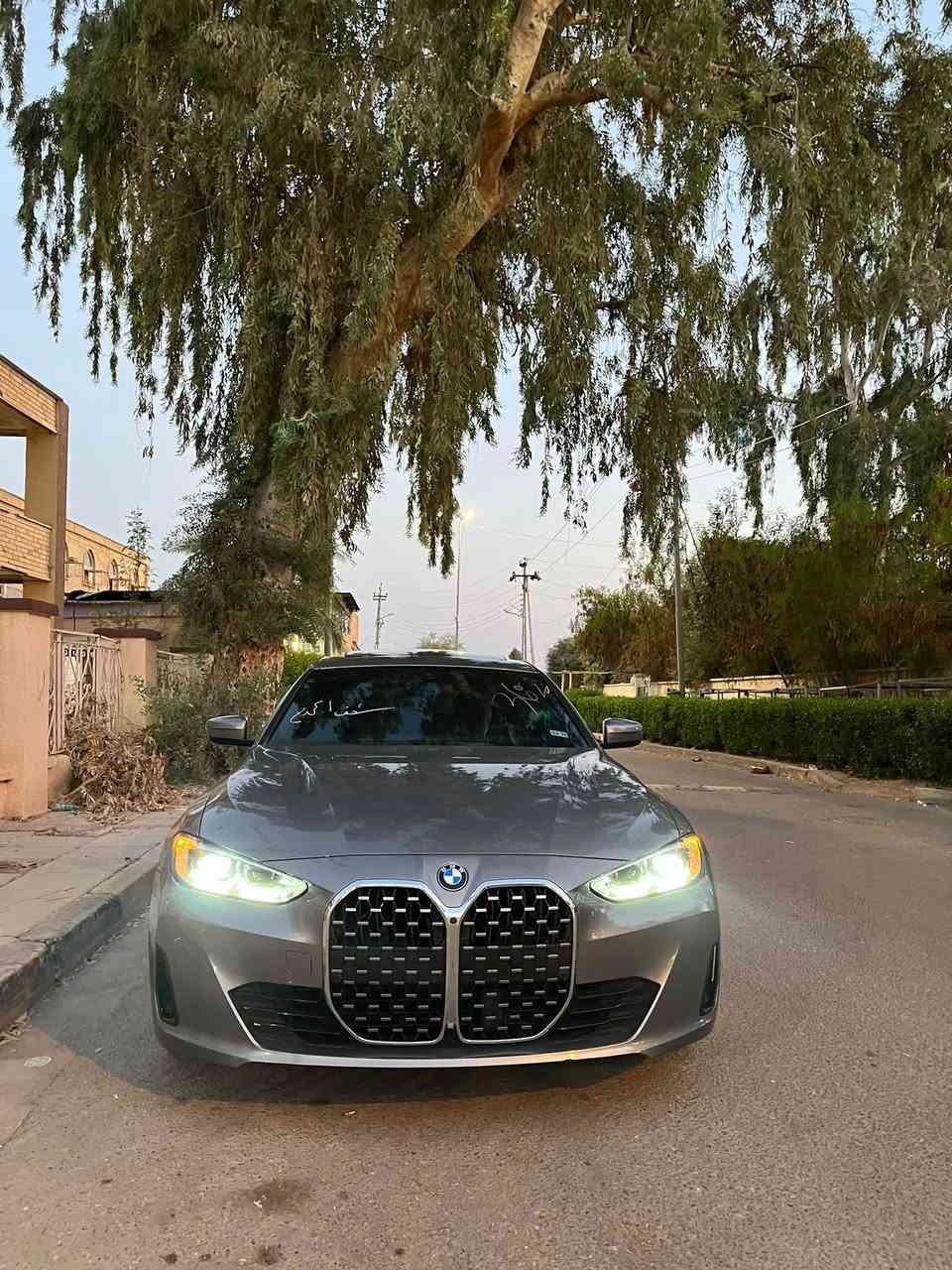 2024 BMW 4 SERIES, 430I GRAN COUPE
4 تون تيربو  2.0L
حادثة فقط باب مبدل بلادي بدون صبخ بارد بسيط بجاملغ امامي  وباب خلفي على كد اصبعين بارد
بصرة شهداء وكاله عامه بئسم مشتري                                      ماشية 27mi فول مواصفات اعلى فئه BWM i4.                                                مكان سياره البصرة تواصل***********
