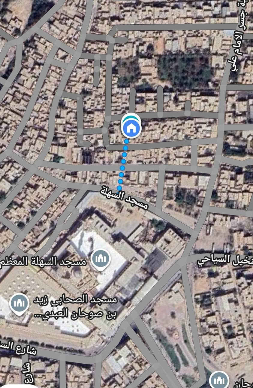 #بيت #للبيع – #فرصة #مستعجلة #جدًا الموقع #مميز جدا يبعد أقل من 100 متر عن #حرم #مسجد #السهلة المعظم، مجاور الطابو الصرف مباشرة .

 الموقع: النجف الاشرف - الكوفة – السهلة، شارع الزوار

#يبعد #فقط 100 #متر عن #مسجد #السهلة #المعظّم

🔹 المساحة: 100 متر

🔹 الطابو: زراعي – سند 25

#مشمول #بالتطويب ( فية رقم من البلدية) مع صورة #التصميم الأساس للتمليك ( #مرفقة بصور المنشور)

🔹 البناء:  بلوك، سقف عگادة، بناء جيد وصالح للسكن يباع البيت بأقل من  سعر عرصة 

 تفاصيل البيت:

غرفة 1 + صالة + غرفة 2 (صغيرة تصلح مخزن) + مطبخ  +صحيات داخلية ( حمام)

 +صحيات خارجية + طارمة + منور ( مكشوفة عدد 1 )

ا+ ستقبال معزول (غير مسقف)

 السعر: 34,500,000 دينار ..

فقط أربعة وثلاثين مليون و500 

⚡️ السعر أقل من سعر العرصة في المنطقة 

(يتجاوز سعر العرصة  40 مليون ومن غير وصلة بلدية ) راجع المكاتب وتأكد . 

🚫 السعر غير قابل للتفاوض 

– البيع مستعجل جدًا 

📞 للاستفسار واتساب: ***********

رابط موقع البيت على Google Maps

https://maps.app.goo.gl/ZcPyUvioYMNPrHqf6?g_st=aw

#صورة التصميم الأساس للتطويب مرفقة
