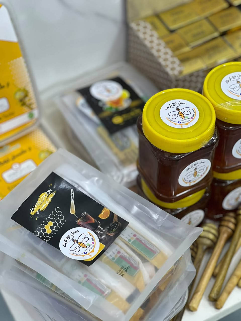 عسل السدر • طبيعي • توصيل لجميع المحافظات