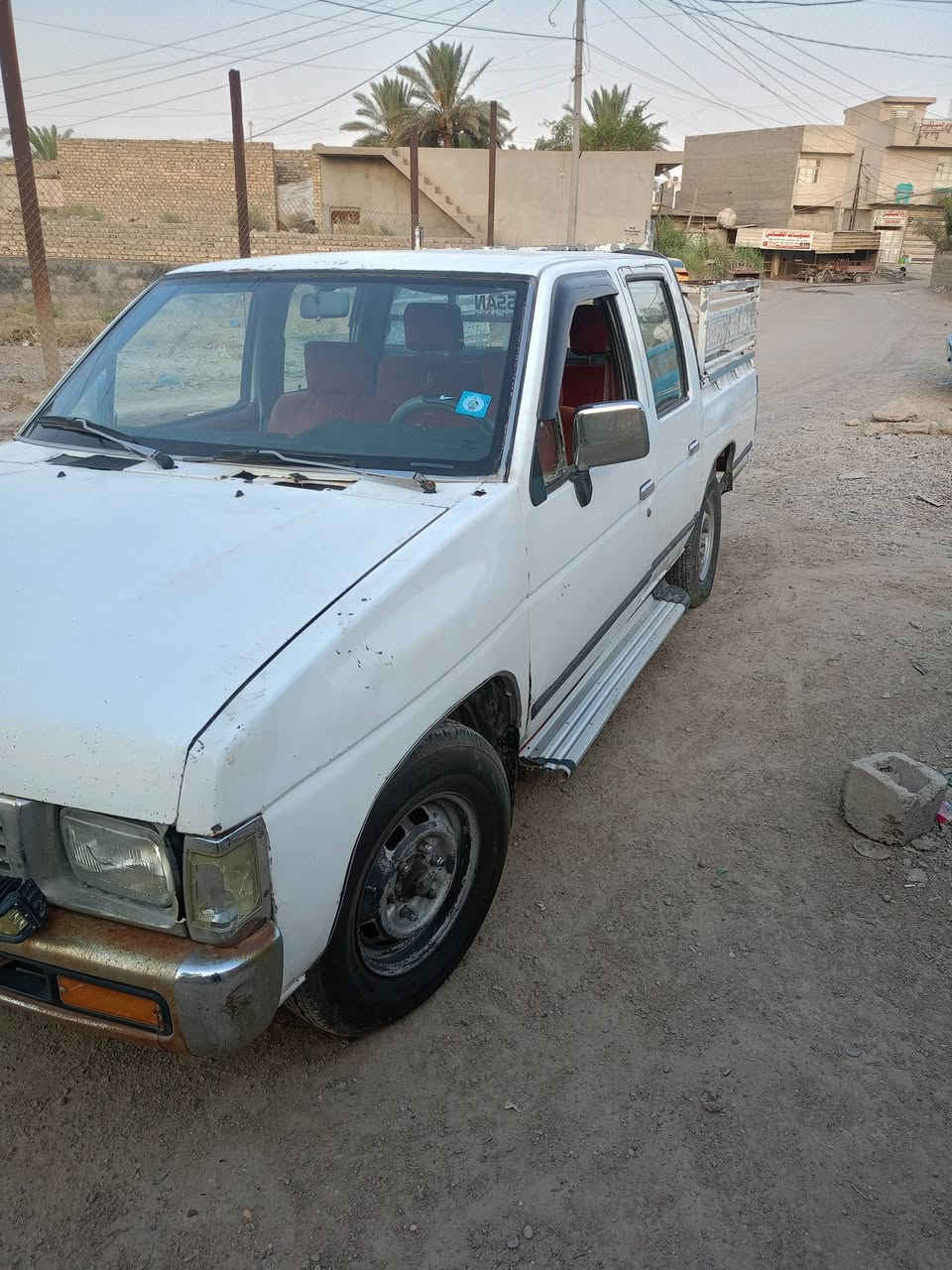 السلام عليكم بيكب نيسان موديل 92 كير أوتوماتيكي كير مكينه ونجي جام كهربائي كشر بلادي كير مكينه اكسل كفاله رقم انبار انكليزي جديد باسمي تحويل مباشر ***********
