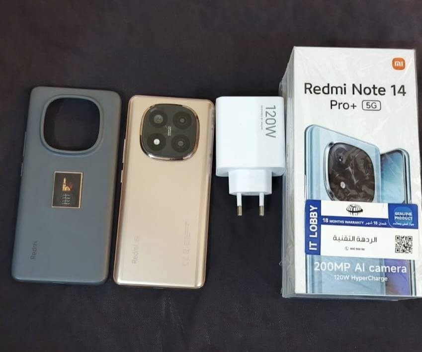 للبيع | Redmi Note 14 Pro+ 5G 🔥📱
📱 الجهاز: Redmi Note 14 Pro+ 5G
⚡ المعالج: Snapdragon 7s Gen 3 بدقة تصنيع 4nm
🎮 الألعاب: أداء قوي وسلس يدعم حتى 90
🔥 PUBG Mobiele فريم بالإعدادات المدعومة، 🖥️ الشاشة:
• 6.67 إنش AMOLED منحنية
• دقة 1.5K — 2712×1220
• تحديث 120Hz
• سطوع يصل إلى 3000 نيت
• Gorilla Glass Victus 2
• HDR10+ و Dolby Vision
• ألوان 12-bit
📸 الكاميرات:
• الرئيسية 200MP AI + OIS
• كاميرا واسعة 8MP
• ماكرو 2MP
• السيلفي 20MP
• تصوير فيديو حتى 4K 30fps بالكاميرا الرئيسية
🔋 البطارية والشحن:
• بطارية 5110mAh
• شحن سريع 120W    الجهاز بي سرعات شحن 120واط و120واط ماكس خلال ربع ساعه من 0 الى 100%  HyperCharge ⚡
• والشاحن الأصلي 120W موجود ويا الجهاز بالصورة
💾 الذاكرة: 12/512GB

💧 الحماية:
• مقاومة ماء وغبار IP68
• Gorilla Glass Victus 2
❄️ التبريد: غرفة بخار كبيرة حوالي 5000mm² للمساعدة على ثبات الأداء أثناء الألعاب.
🔐 المميزات:
• بصمة داخل الشاشة
• فتح بالوجه
• سماعات ستيريو
• 5G
• NFC
• USB-C
• HyperOS

✅ الجهاز قراضه كامله
✅ العلبة
✅ شاحن 120W
📌 الجهاز جديد مستعمل ساعه وحده سبب البيع النضام مايعرفله صاحب الجهاز 
💰 السعر: 500
📍 المكان: صلاح الدين الدجيل
📞 للتواصل: *********** سامراء, صلاح الدين
