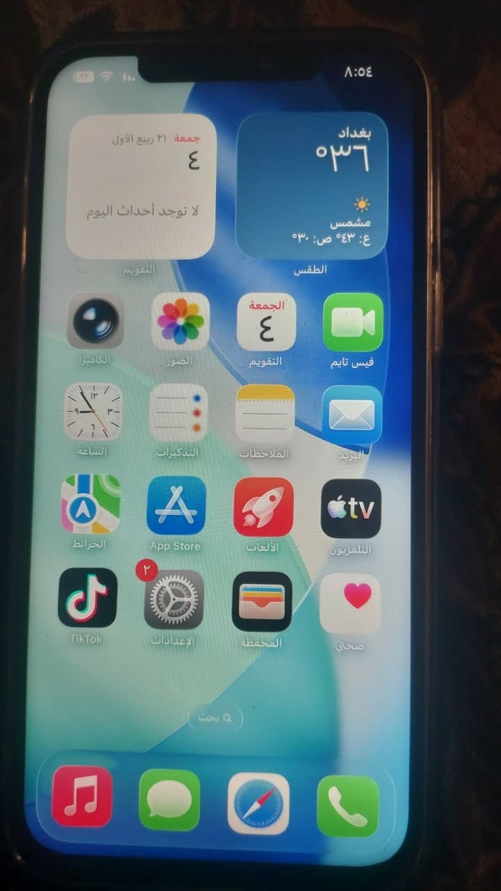جهاز ايفون 12برو ماكس @ذاكرة 256@السعر 325الف @مكاني التحرير وهذا رقمي ***********
