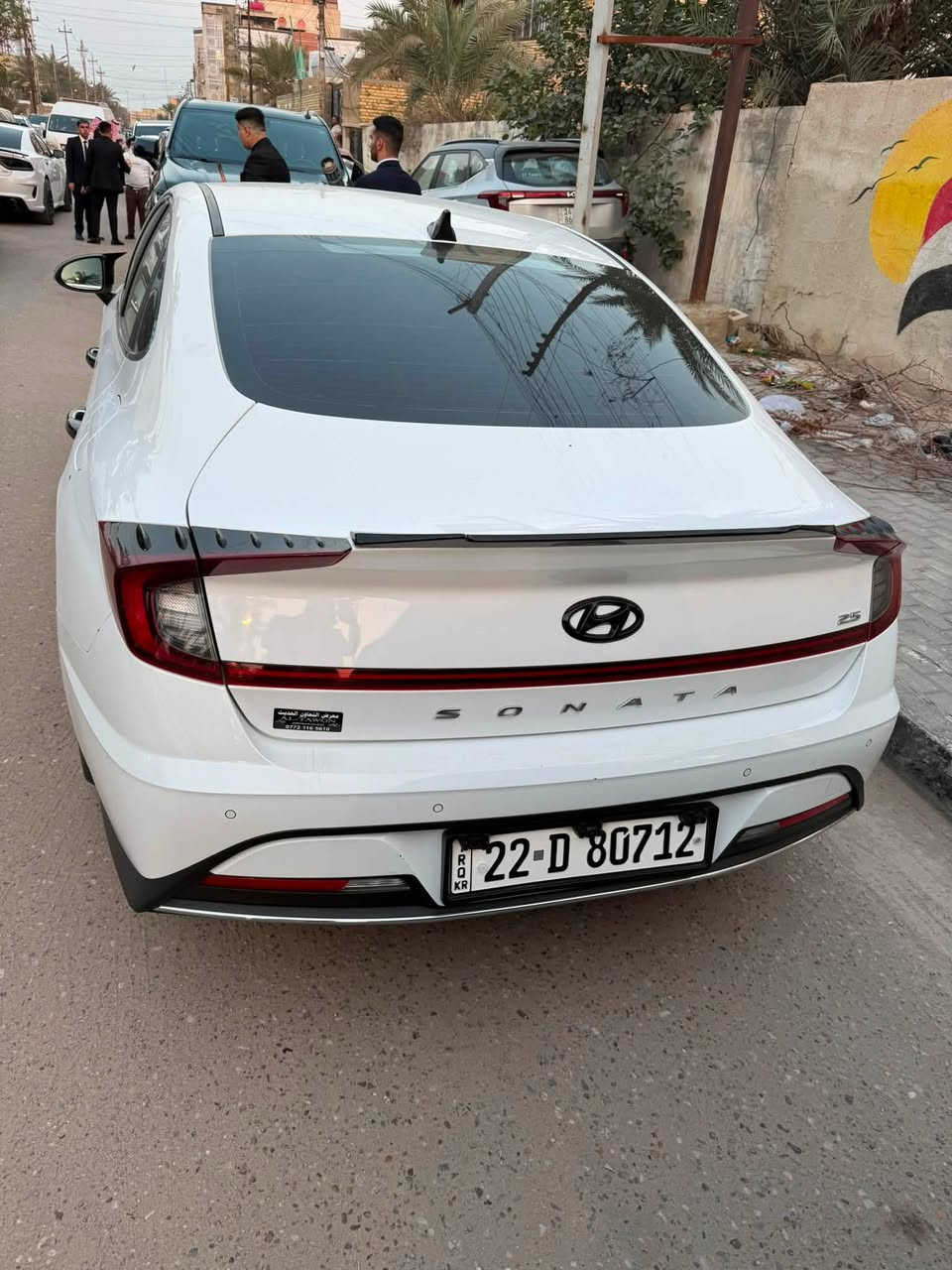 سوناتا 2023 خليجي
مكينه 2500 حساسات خلفي امامي 
كامره خلفيه فقط هاي المواصفات الي بيها 
السياره موجوده بالبصره 
رقمها اربيل ماشيه 77.000
السعر 190 
ملاحضه السياره بيها بارد شبر جوه قبق البانزين 
رقم الهاتف 
***********
