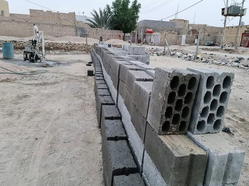 بلوك ٤٠×٢٠ • تشاريف ٤٠×١٥ • توصيل