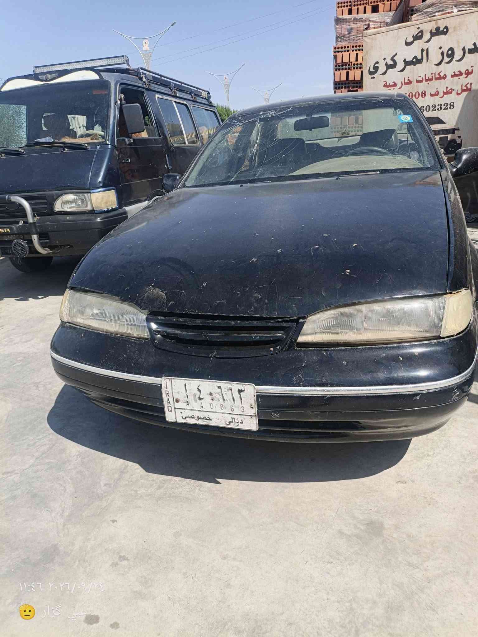 السلام عليكم للبيع 
برنس فراشه 1996 
رقم ديالى تحويل ثاني يوم 
صبغ عام جماليه 
صدر امامي خلفي جديد 
تخم تاير +باتري جديد 
كهربايات شغاله 
عنواني ديالى بلدروز السعر 25 وبيها مجال قليل جداا ***********

نص مكتوب في الصور:
- ١١:٤٦ ٢٠٢٦/٠٩/٢٤
- علی گزار
- ١١:٤٥ ٢٠٢٦/٠٩/٢٤
- علی گزار 🙃