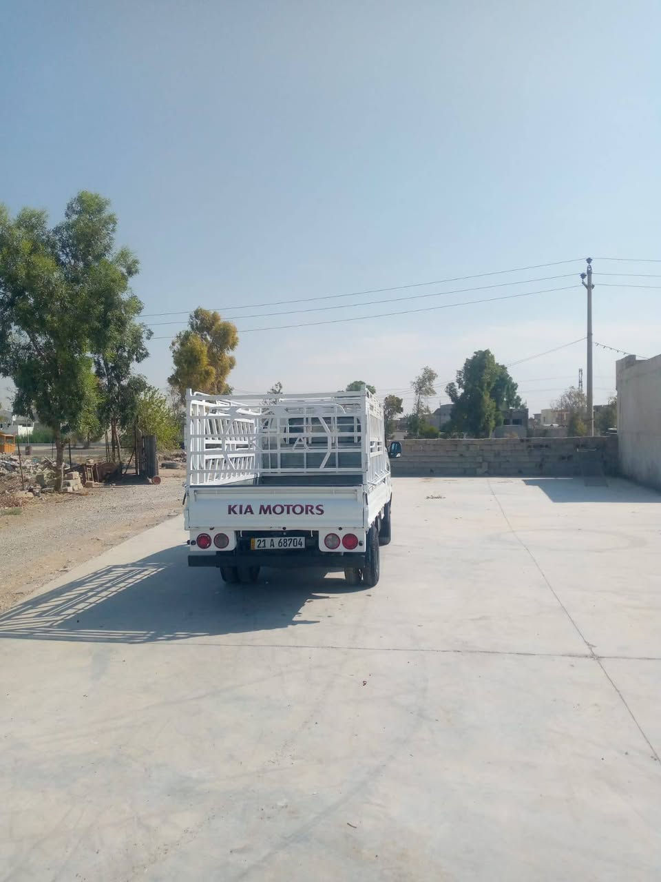 السلام عليكم كيا حمل للبيع رقم سليمانيه  سنويه ل 28 حصه كاز المكان كركوك داقوق هذا رقم صاحبه اتصل عل تفاصيل *********** مكلف بل نشر
