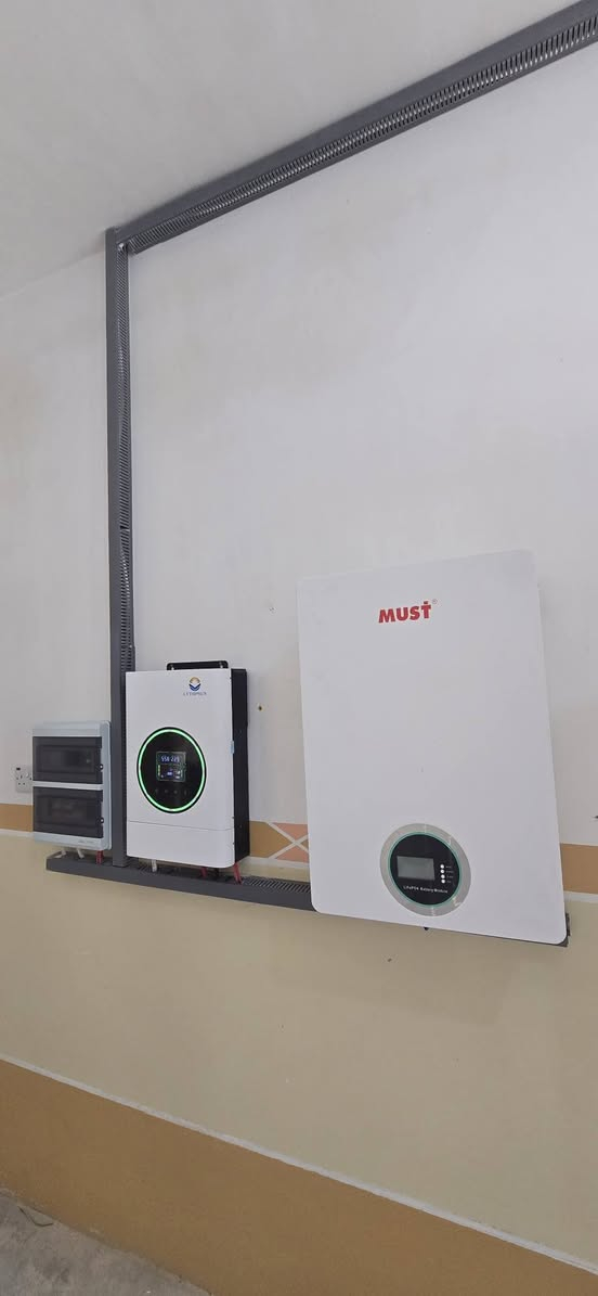 طاقة شمسية • بطارية 10KWH • انفيرتر 6KW