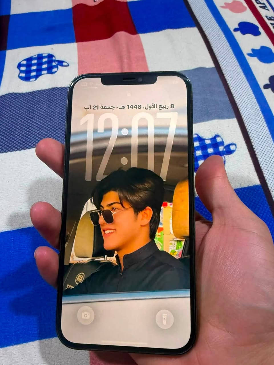 سلام عليكم يتوفر ايفون ١٢برو ماكس للبيع ذاكره ٢٥٦ فقط مبدل بطاريه وكاله شراي يتصل او يراسل واتساب ***********
