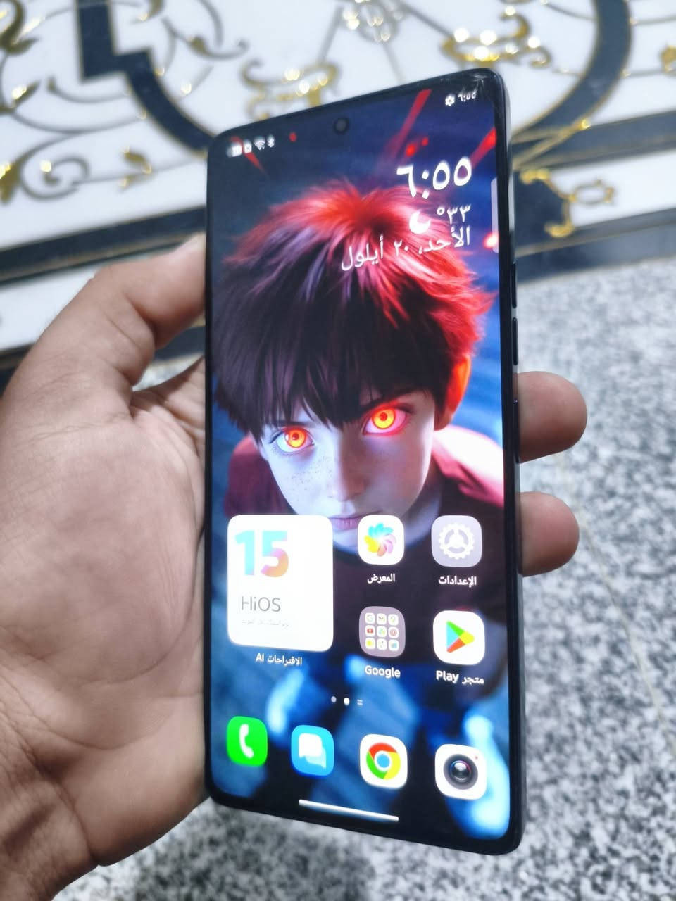 Tecno Camon 30 Pro 5G.
تكنو كامون 30برو 5g. 
مكفول من الفتح والتصليح. 
النظافه 80%. 
الذاكره 256/12.
ببجي90 فريم. 
شاشه 144 هيرتز. 
فقط الظهر مفطر و فطر بشاشة موضح. 
المكان بابل القاسم
