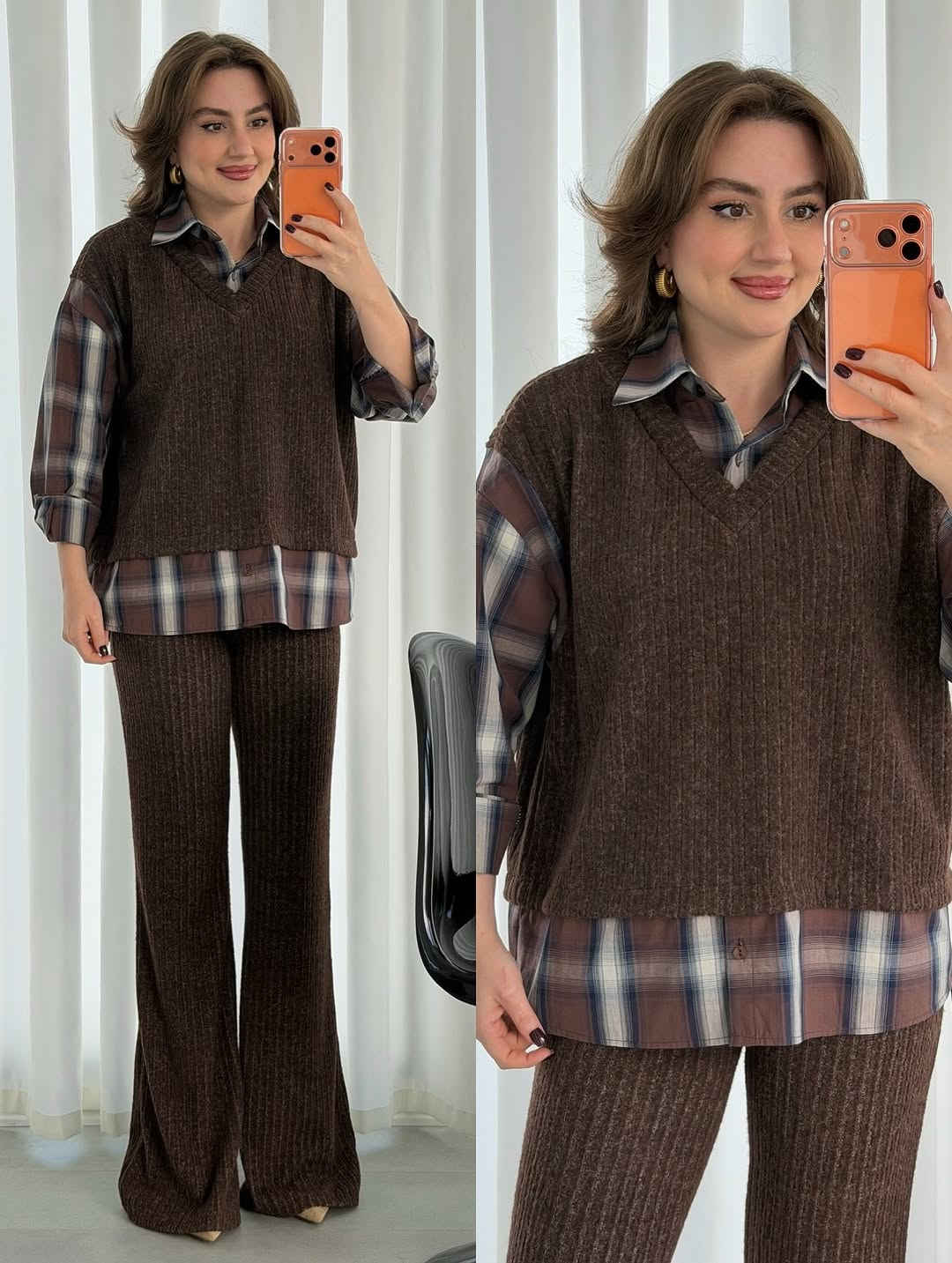 طقم تركي🇹🇷 ✨️🤍 
طقم  قطعتين  مميز بتصميم مودرن❤️✨️
القياسات والالوان كلها متوفره💜✨️
والتوصيل خلال يوم واحد لجميع المحافظات💫
