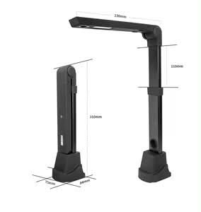 هذا الجهاز يظهر أنه كاميرا مستندات أو ماسح ضوئي علوي للمستندات والكتب (Document Camera / Overhead Book Scanner)، مثل الموديلات التي تنتجها شركات مثل Eloam أو Netum.
الميزات الأساسية لمثل هذه الأجهزة:
• المسح السريع: يلتقط الصور والصفحات أو المستندات (حتى مقاس A3 أو A4) في غضون ثانية واحدة.
• تقنية التعرف الضوئي على الحروف (OCR): تحويل النصوص المكتوبة أو المطبوعة في المستندات والكتب إلى ملفات قابلة للتعديل والبحث (مثل Word أو PDF).
• الإضاءة المدمجة: يحتوي غالباً على مصباح LED لإضاءة الأوراق والكتب بوضوح أثناء التصوير.
• استخدامات متعددة: يُستخدم في المكاتب، والمدارس، والجامعات، والمكتبات لأرشفة الكتب، أو لعرض المستندات والدروس تفاعلياً عبر الحاسوب.السعر خاص***********

نص مكتوب في الصور:
- 230mm 330mm 110mm 75mm 84mm