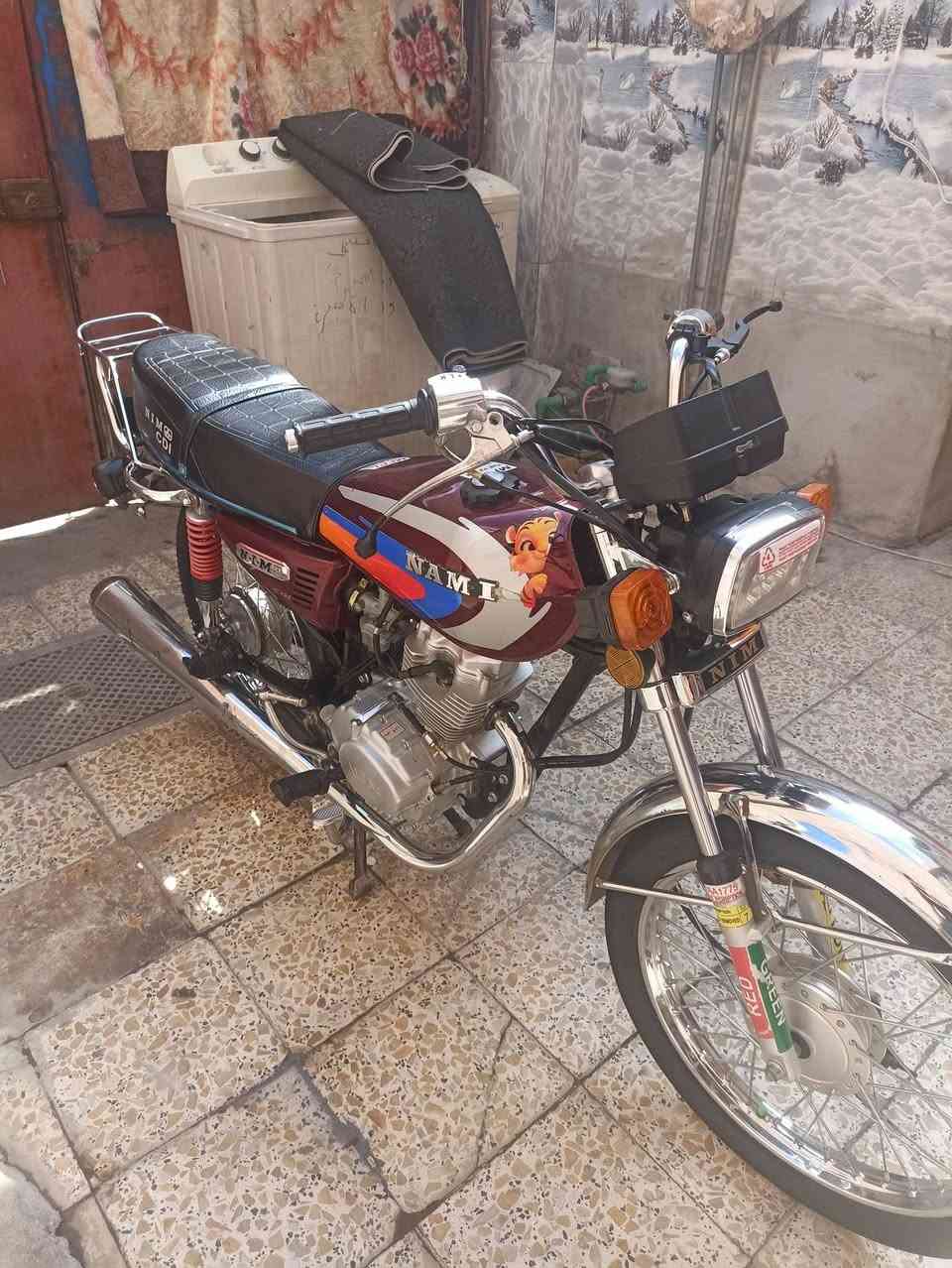 سلام عليكم
نامه مديل 2025 اوراق 2 
سعر 525)
دراجه جديده ونضيفه كلش
مكينه مامفتوحه 
كهربائيات كلها شغاله 
***********

